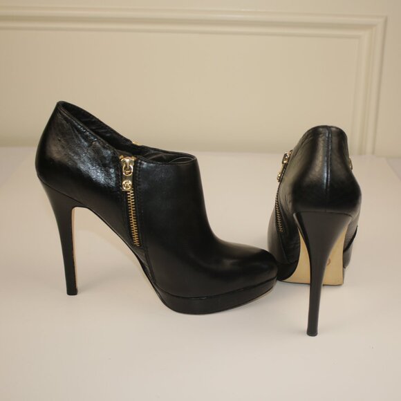 MICHAEL Michael Kors Shoes - Michael Kors Black Booties 5 inch heel size 8.5M
